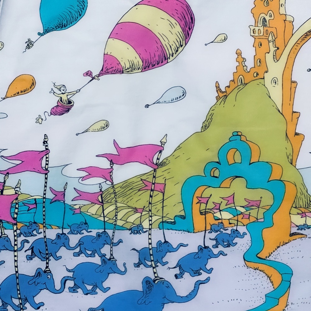 Dr Seuss Colorful Playful Smock Sleeveless Dress - Picture 6 of 7